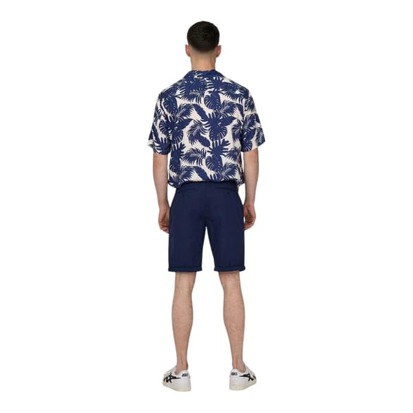 Only Herr Regular Shorts M S Mörkblå Dark Navy M S