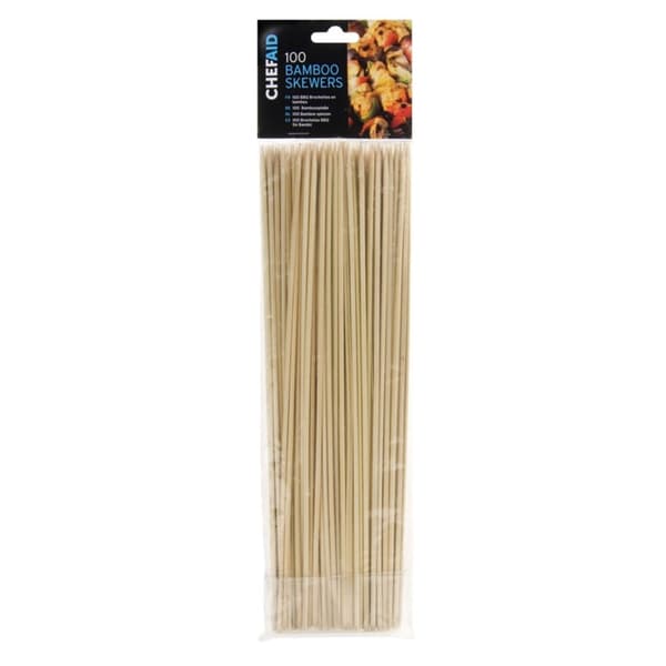 Chef Aid Bambu-grillspett (100-pack) En storlek Beige Beige One Size