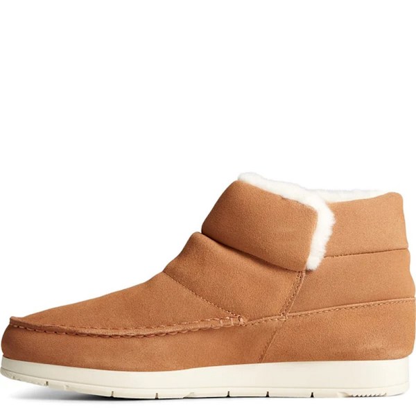 Sperry Dam/Dam Moc-Sider Bootie Mockaskor 7 UK Tan Tan 7 UK