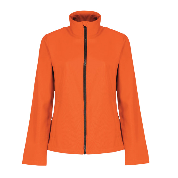 Regatta Dam/Ladies Ablaze Printable Softshell Jacket 14 UK M Magma Orange/Black 14 UK