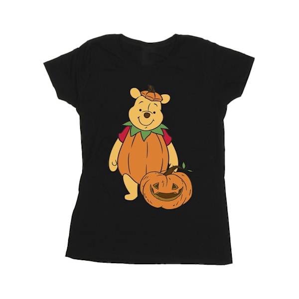 Nalle Puh Dam/Dam Pumpkin Bomull Halloween T-shirt Black XXL