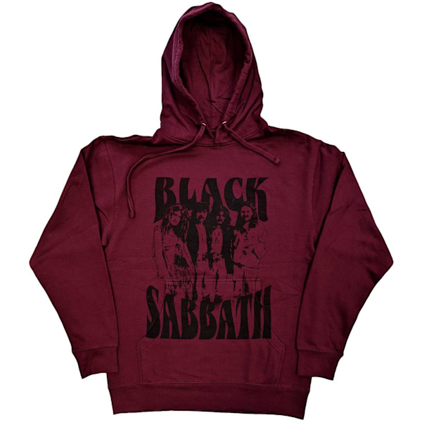 Black Sabbath Unisex Vuxen Band Logo Pullover Hoodie XL Maroon Maroon XL