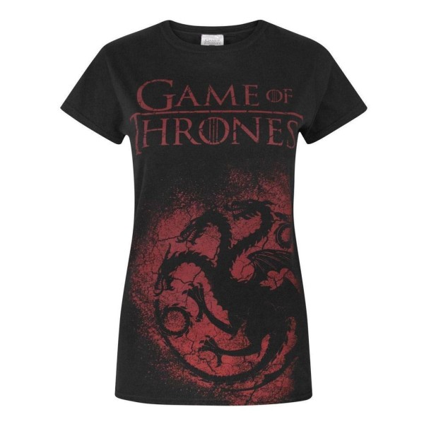 Game of Thrones Targaryen T-shirt dam/dam L Svart Black L