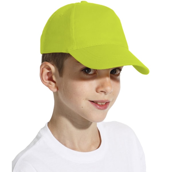 SOLS Kids Unisex Sunny Baseball Cap ONE Äppelgrön Apple Green ONE