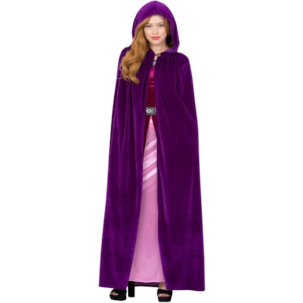Smiffys Dam/Kvinnor Deluxe Kappa One Size Ametistlila Amethyst Purple One Size