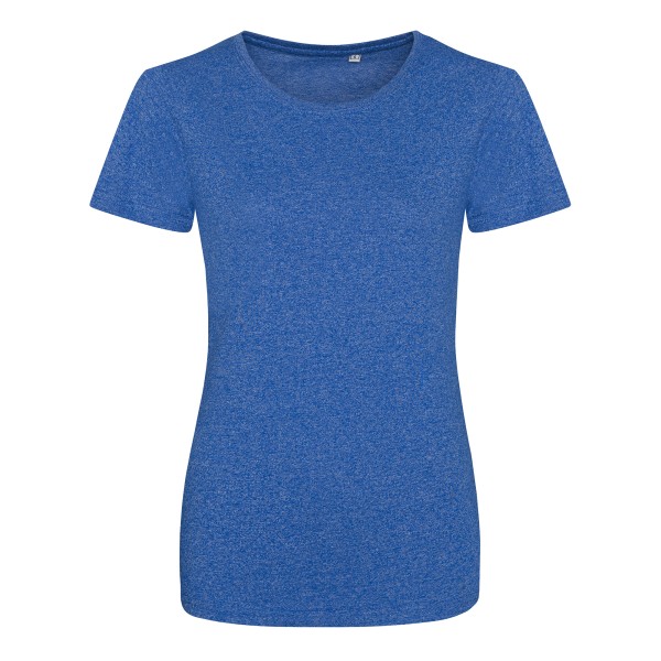 AWDis Womens/Ladies Girlie Space Blend T-shirt Extra Small Spac Space Royal Blue/White Extra Small