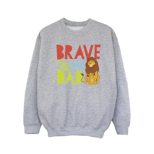 Disney Girls The Lion King Modig Som Pappa Sweatshirt 9-11 År Sports Grey 9-11 Years