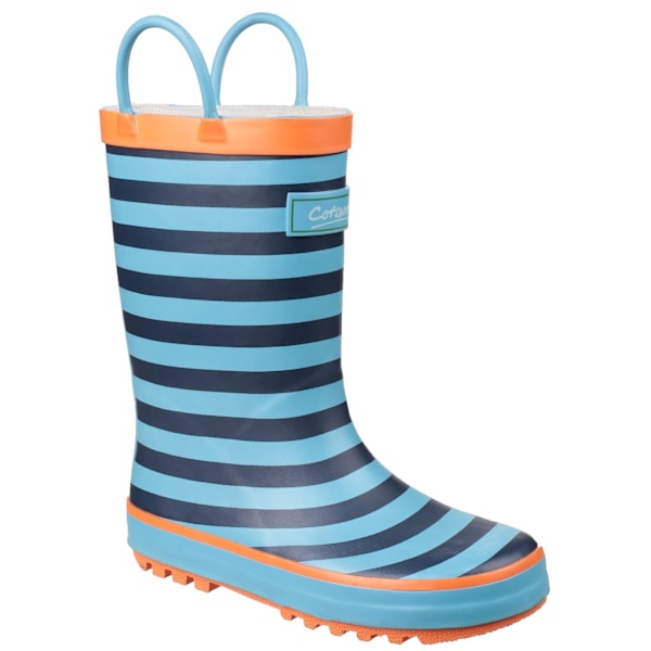 Cotswold Childrens/Kids Captain Striped Wellington Boots 13 UK Blue 13 UK Junior