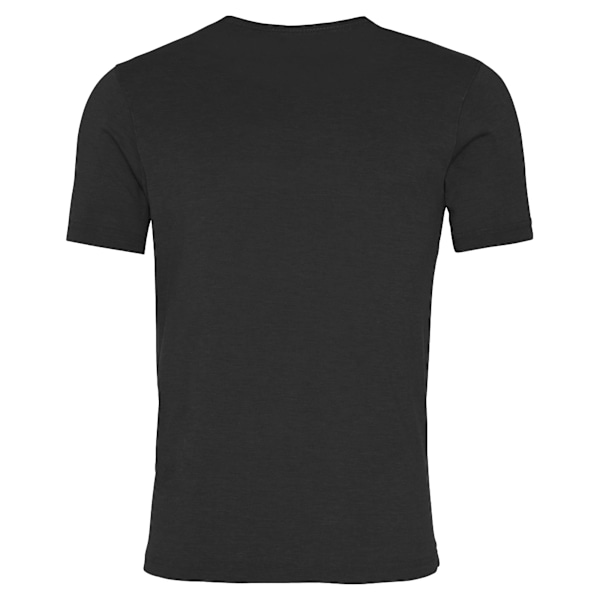 AWDis Mens Washed T-shirt Extra Large Washed Jet Black Washed Jet Black Extra Large