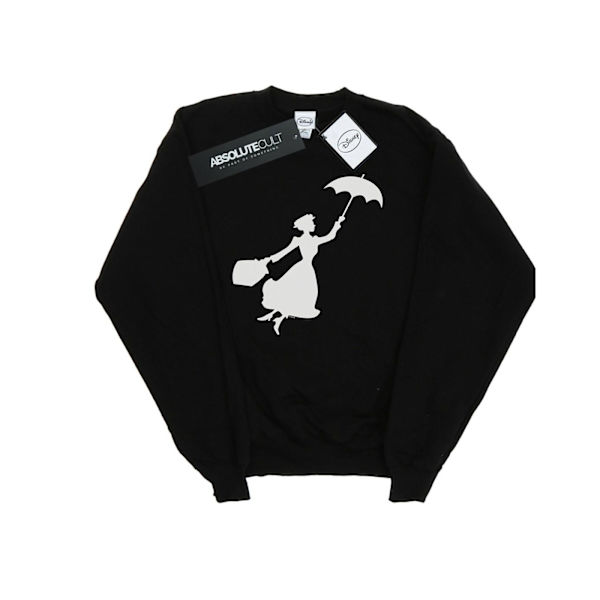 Disney Girls Mary Poppins Flygande Silhuett Sweatshirt 12-13 År Black 12-13 Years