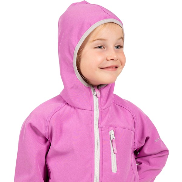 Trespass Barn/Ungdom Kian Softshell Jacka 7/8 År Deep Pi Deep Pink 7/8 Years