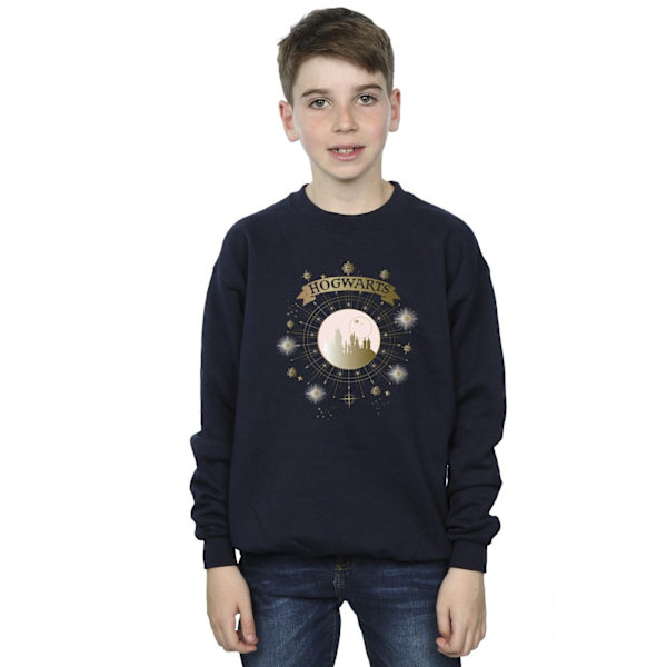 Harry Potter Pojkar Hogwarts Yule Ball Sweatshirt 3-4 År Marinblå Navy Blue 3-4 Years