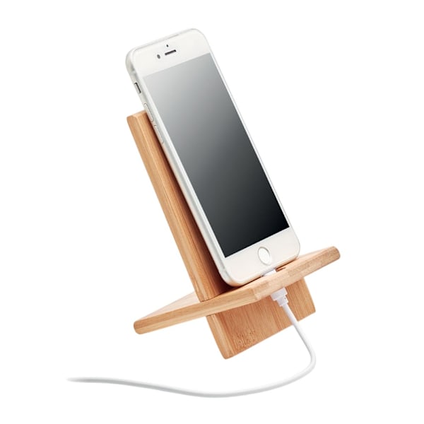 MidOcean Whippy Mobiltelefonhållare i Bambu One Size Trä Wood One Size