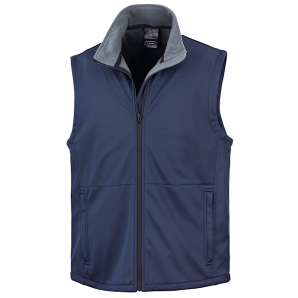 Result Core Unisex Vuxen Softshell Väst L Marinblå Navy L