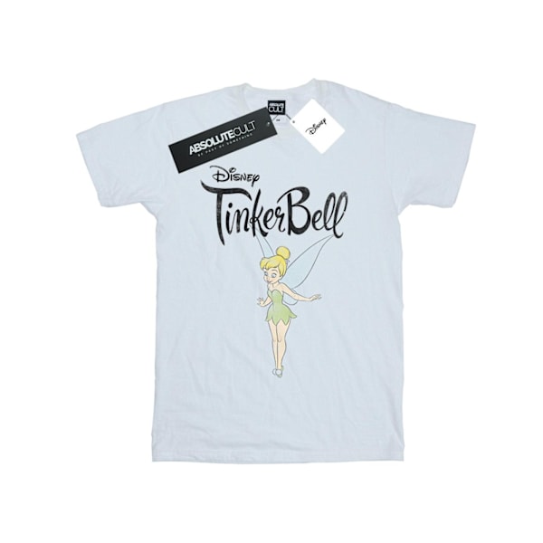 Disney Girls Tinker Bell Flying Tink Bomull T-shirt 5-6 år W White 5-6 Years