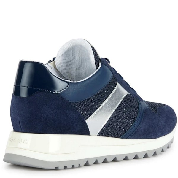 Geox Dam/Dam Tabelya Läder Sneakers 4 UK Blå Blue 4 UK