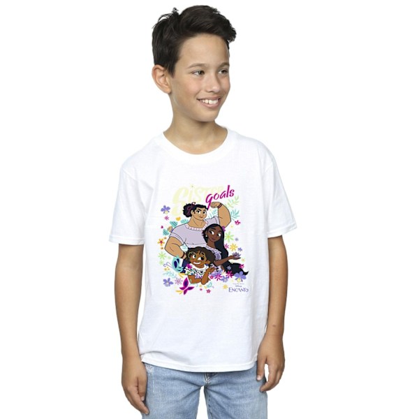 Disney Boys Encanto Sister Goals T-shirt 12-13 år Vit White 12-13 Years