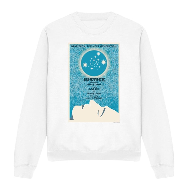 Star Trek Unisex Vuxen The Next Generation Säsong 1 Avsnitt 8 S White S