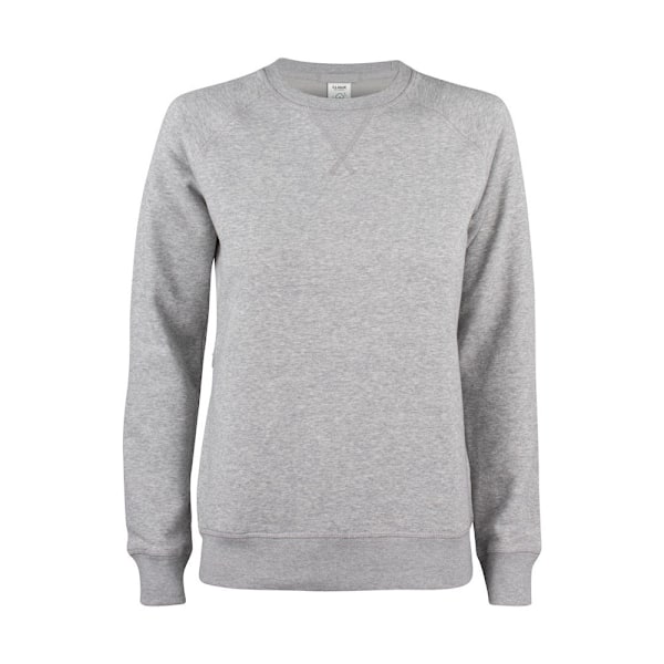 Clique Dam/Kvinnor Premium Rundhalsad Sweatshirt L Grå Melange Grey Melange L