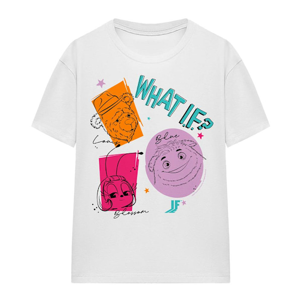 IF Unisex Vuxen What If Outline T-Shirt M Vit White M