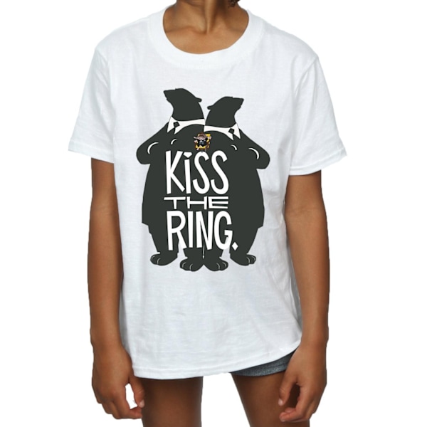 Disney Girls Zootropolis Kiss The Ring Bomull T-shirt 7-8 år White 7-8 Years