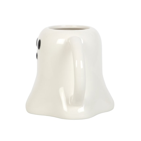 Something Different Hey Boo Ghost Mug En Storlek Vit/Svart White/Black One Size
