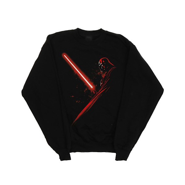 Star Wars Darth Vader Ljussabel Sweatshirt för Flickor 12-13 År B Black 12-13 Years