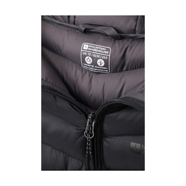 Mountain Warehouse Dam/Damer Florence Lång Vadderad Jacka 14 Black 14 UK