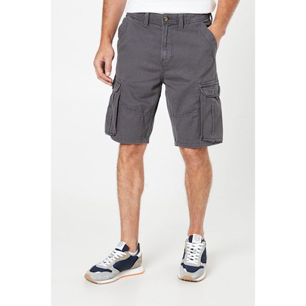 Maine Herr Cargo Shorts 38R Mörkgrå Dark Grey 38R