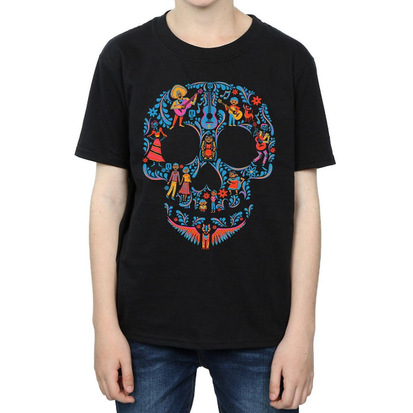 Coco Boys Skull Bomull T-shirt 7-8 år Marinblå Navy Blue 7-8 Years