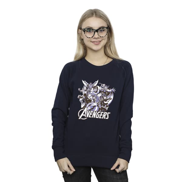 Avengers Dam/Damgrupp Tröja M Marinblå Navy Blue M