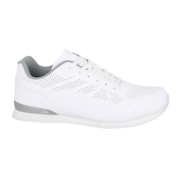 Dek Herr Penalty Snörskor Bowling Skor 7 UK Vit/Grå White/Grey 7 UK