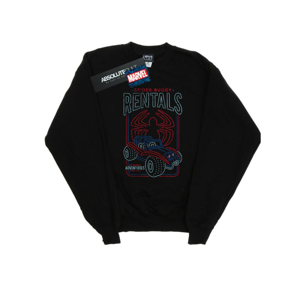 Marvel Mens Spider-Man Spider-Buggy Rentals Sweatshirt 3XL Svart Black 3XL