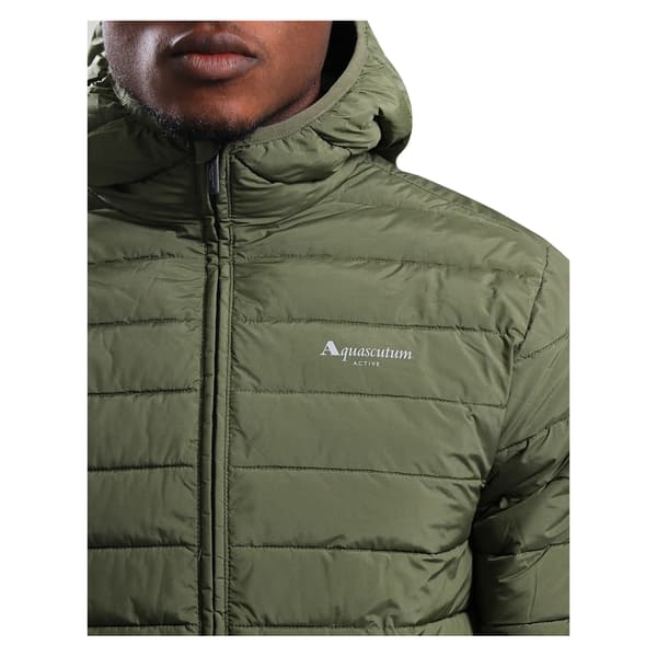 Aquascutum Herr Active Hooded Jacka XL Grön Green XL