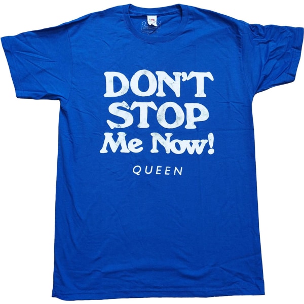 Queen Unisex Vuxen Don´t Stop Me Now T-shirt M Blå Blue M