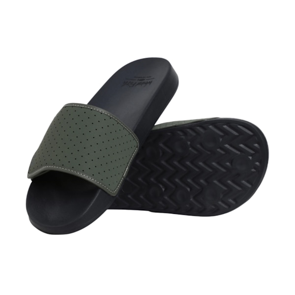 Weird Fish Oliver Pool Sliders för män 11 UK Army Green/Svart Army Green/Black 11 UK