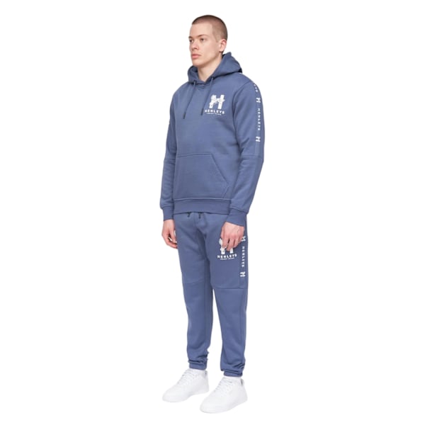 Henleys Herr Tapehen Hoodie M Mörkblå Deep Navy M