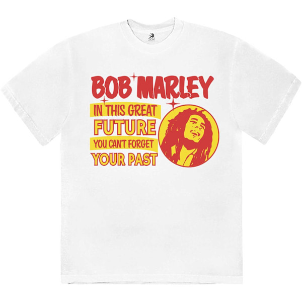Bob Marley Unisex Vuxen This Great Future Bomull T-shirt S Vit White S