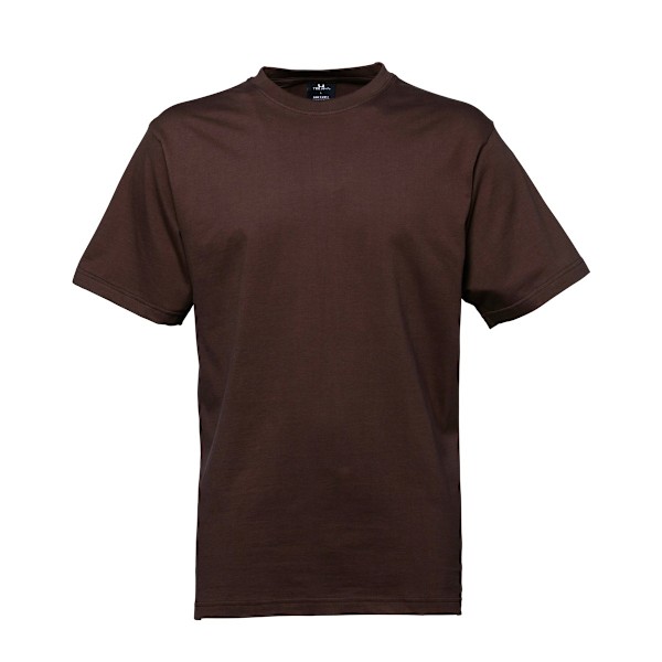 Tee Jays herr T-shirt med kort ärm M choklad Chocolate M