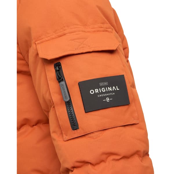Crosshatch Herr Milwaka Lång Jacka M Bränd Orange Burnt Orange M