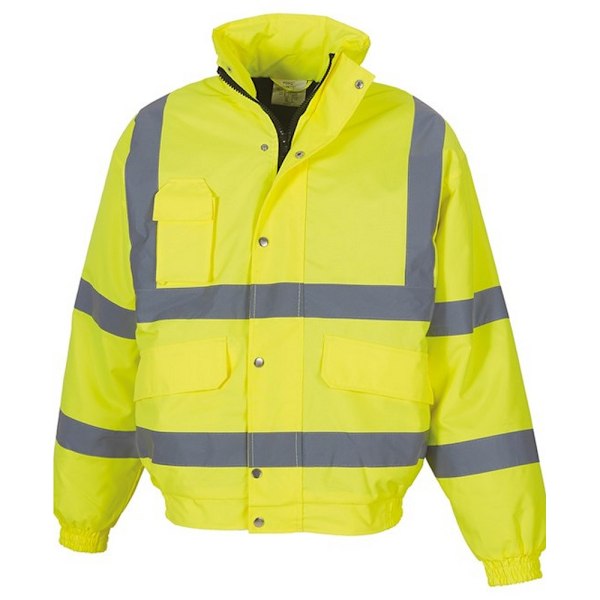 Yoko Unisex Klassisk Bomberjacka 4XL Gul Yellow 4XL