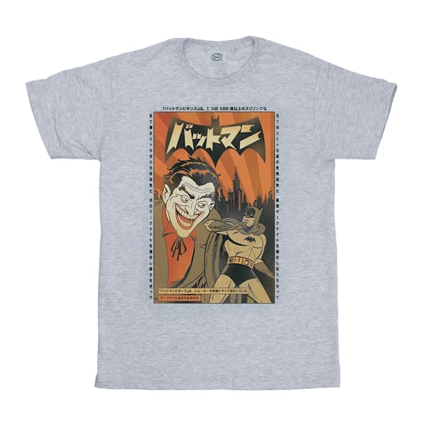 DC Comics Herr The Joker Cover T-Shirt M Sports Grey Sports Grey M