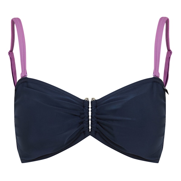 Regatta Womens/Ladies Aceana III Contrast Bikini Top 16 UK Navy Navy/Radiant Orchid 16 UK