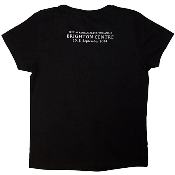 David Gilmour Dam/Kvinnor Luck & Strange Brighton Ryggtryck Black S