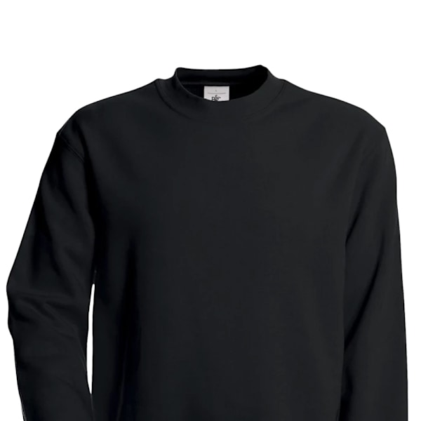 B&C Unisex Set-in Sweatshirt M Svart Black M