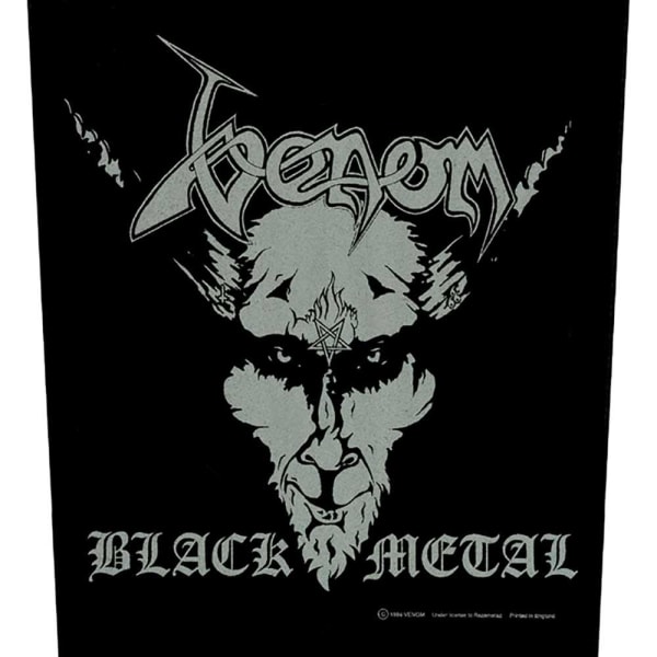 Venom Black Metal Patch One Size Svart/Grå Black/Grey One Size
