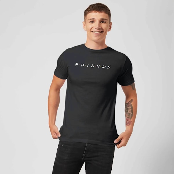 Friends Unisex Vuxen T-shirt S Svart Black S