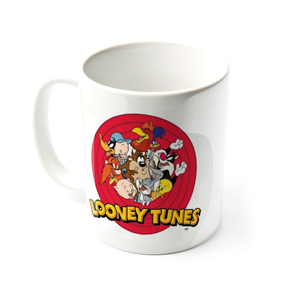 Looney Tunes Logomugg En Storlek Vit/Röd/Gul White/Red/Yellow One Size