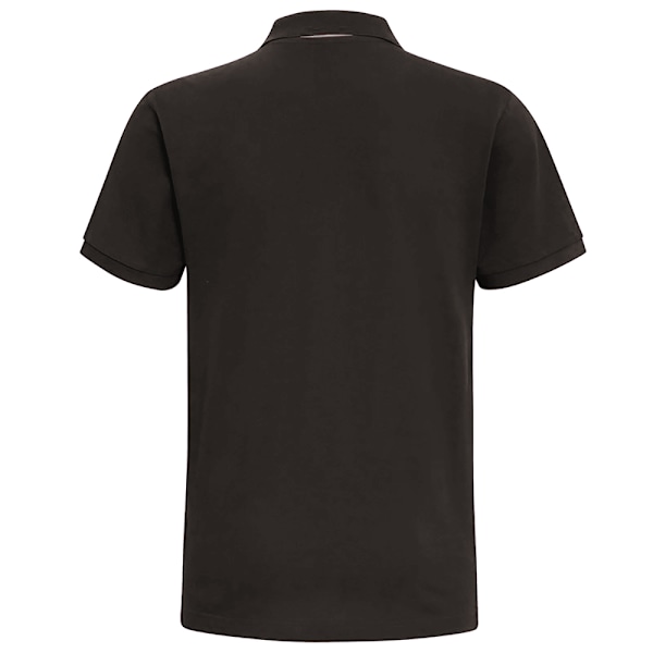 Asquith & Fox Klassisk passform Kontrast Poloskjorta XL Charcoal/ Charcoal/ Heather Grey XL