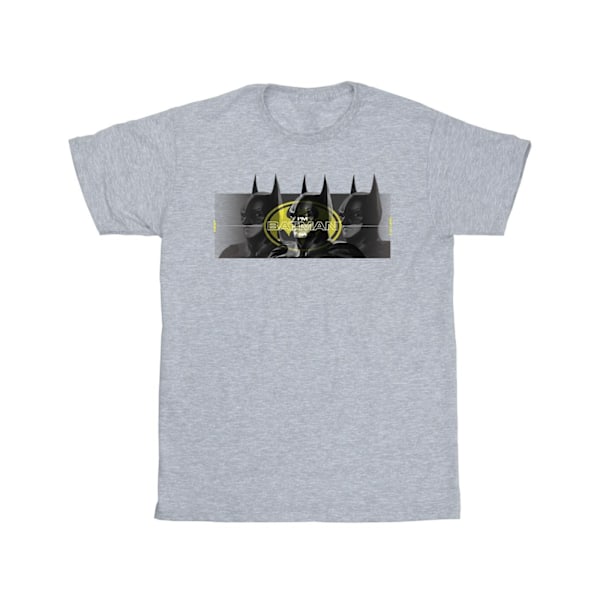 DC Comics Herr The Flash Batman Portraits T-Shirt XL Sports Grå Sports Grey XL